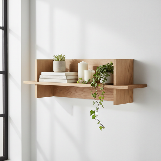 Étagère murale moderne en bois